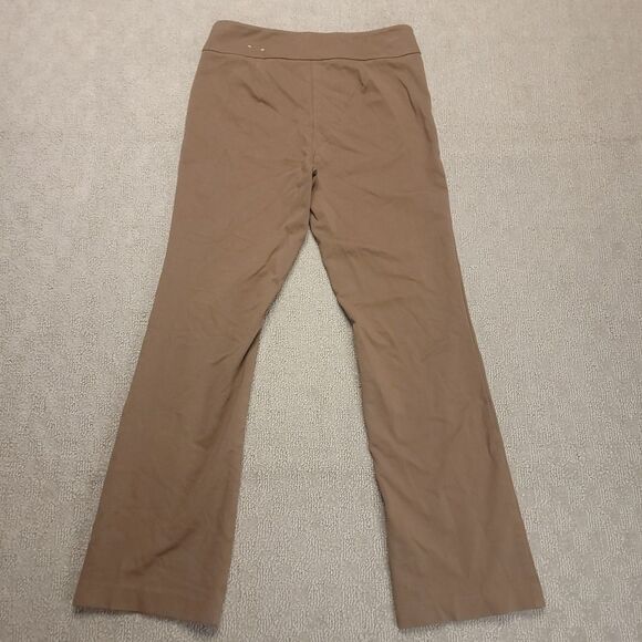 Anne Klein Women's 2  (29x29) Pants Dress Brown Pleated Stretch Trousers Career - Picture 2 of 12